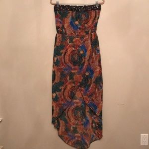 Coloroful Strapless Maxi!